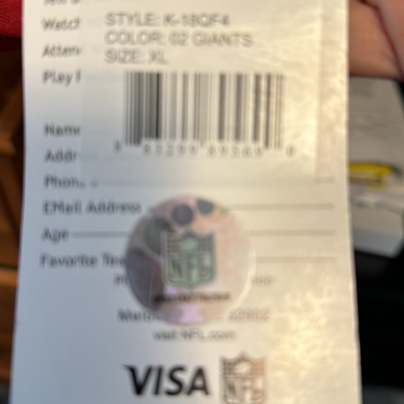 Boys XL New York Giants hoodie sweatshirt. Never worn with tags. - Picture 5 of 5